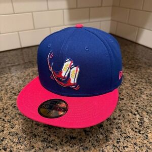 Amarillo Sod Poodles MiLB Baseball Copa Diversion NEW ERA 59 FIFTY Hat 7 1/2 New